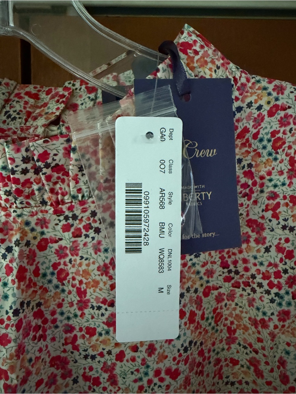 J. Crew Multicolor Floral Print Blouse - Picture 2 of 4